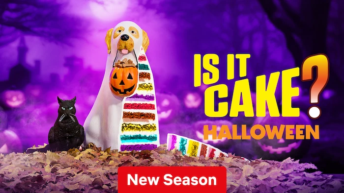 Imagem oficial de Is It Cake? Halloween na Netflix.